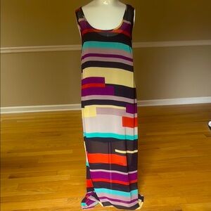 Guess sheer maxi dress with slip included